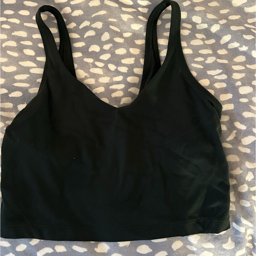 Lululemon align tank top in forest green size 6